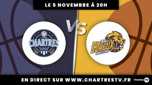 C'Chartres Basket Masculin vs Evreux