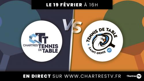 C'Chartres Tennis de Table vs Saint-Denis